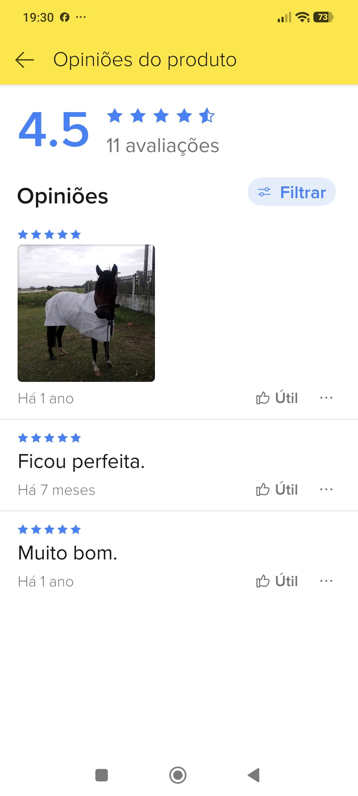 Depoimento real de cliente no Mercado Livre